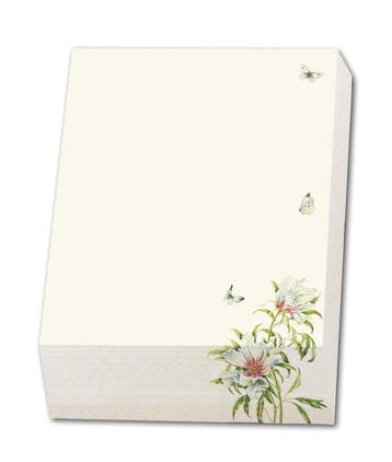 Memo blocnote: White Elegance, Janneke Brinkman-Salentijn, Ophalen of Verzenden