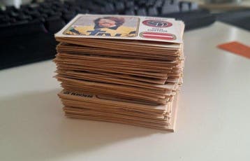 1980/81, 1982/83 Panini Non collé - 293 Incomplete loose, Collections