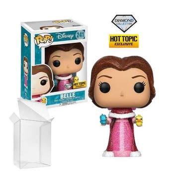 Funko Pop! Disney - Belle #241 Diamond Glitter Hot Topic, Verzenden, Nieuw