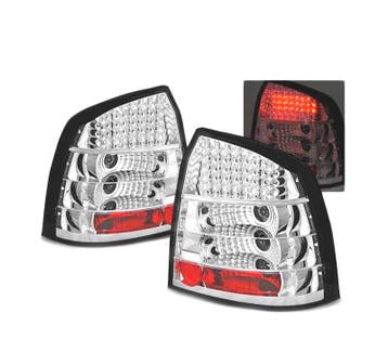 FEUX ARRIÈRE POUR OPEL ASTRA G 97-04 3P 5P LED CHROMÉ, Verzenden, Nieuw