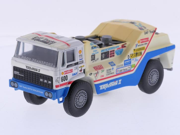 Schaal 1:50 Portegies truck models DAF Turbotwin II Parij..., Hobby & Loisirs créatifs, Voitures miniatures | 1:50, Enlèvement ou Envoi