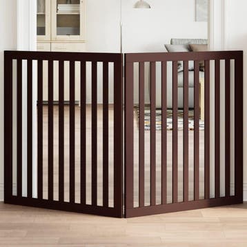 vidaXL Hondenhek inklapbaar 2 panelen 160 cm populierenhout, Verzenden