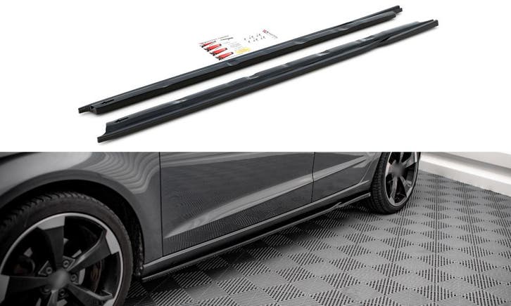 Side skirts Diffuser voor Audi A3 8V S line Sportback, Auto diversen, Tuning en Styling, Ophalen of Verzenden