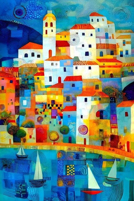 Jowita Skalska - Radiance by the Sea XXL, Antiquités & Art, Art | Objets design