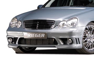Rieger voorbumper | C-Klasse (W203): 05.00- - Sedan, T-model, Verzenden