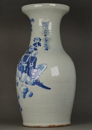 Balustervaas - Porselein - China - Qing Dynastie (1644-1911), Antiek en Kunst