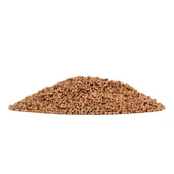 Granules de bois brun couleur bois dur 15kg ( groene zak ) -, Neuf