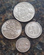 Australië, Verenigd Koninkrijk. Victoria-George VI. 6, Postzegels en Munten