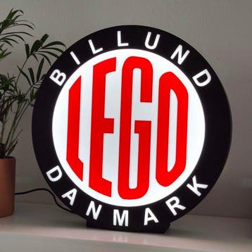 Custom Item LEGO - 1950-1954 - Vintage Logo Lightbox