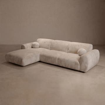 Hoeksalon Nova €1499! Beige, Terra, Groen, Taupe en Roze, Huis en Inrichting, Zetels | Zetels, Verzenden, Hoekbank, Driepersoons