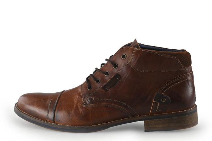 Bullboxer Veterboots in maat 43 Cognac, Kleding | Heren, Schoenen, Overige kleuren, Zo goed als nieuw, Boots, Verzenden