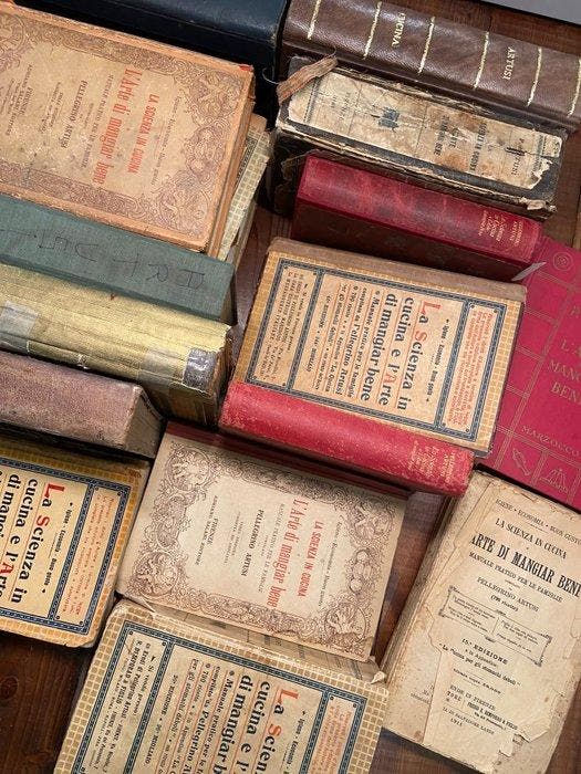 Pellegrino Artusi - Lotto de La scienza in cucina e larte, Antiquités & Art, Antiquités | Livres & Manuscrits