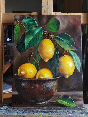 Caterina Imperiale (1962) - Vaso con limoni