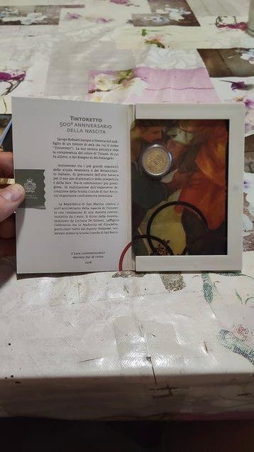 Saint-Marin. 2 Euro 2018 Tintoretto (Sans prix de réserve)
