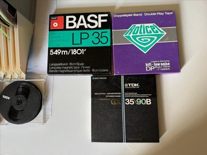 BASF, Scotch , TDK, Emi Tape, Andere - bandes magnétiques, Audio, Tv en Foto, Radio's