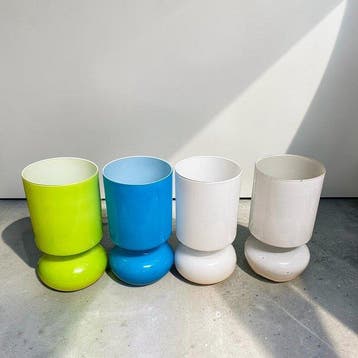 IKEA - Lampe de table (4) - lanterne - Verre, Antiek en Kunst