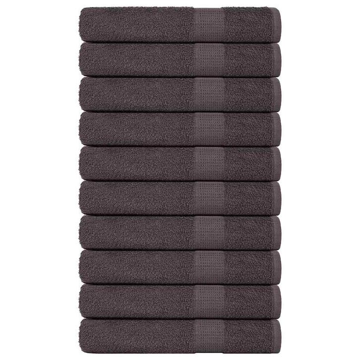 vidaXL Saunahanddoeken FROGN 10 st 80x200 cm 360 g/m², Maison & Meubles, Salle de bain | Linge de bain & Accessoires, Envoi