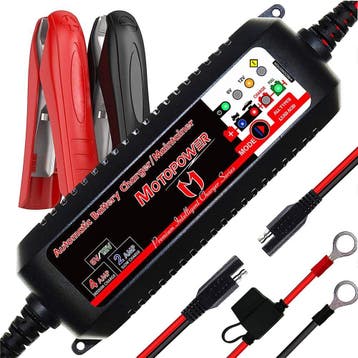 Acculader 6V/12V 4A | Retour Deal | 33% Korting, Verzenden, Gebruikt, Universele onderdelen