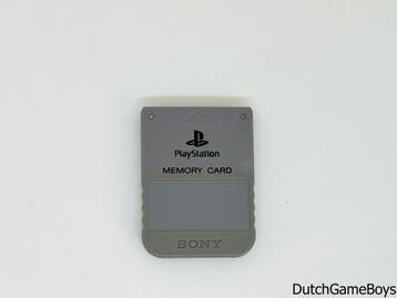 Playstation 1 / PS1 - Memory Card - Grey, Verzenden, Gebruikt