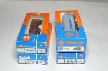Roco H0 - 4311, 4315, 4325, 5493F - Model treinwagon (4) -, Nieuw