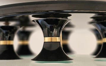 Lustre - Verre, Laiton, Métal - Design italien des années 60