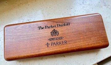 Parker - Duofold Grey and Pearl - Roller balpen