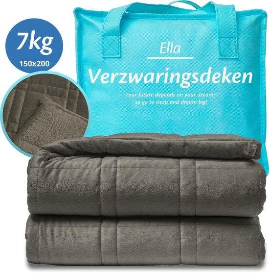 2dekans | Ella Verzwaringsdeken 7 kg - Fluweel & Sherpa, Sports & Fitness, Produits de santé, Wellness & Bien-être, Enlèvement ou Envoi
