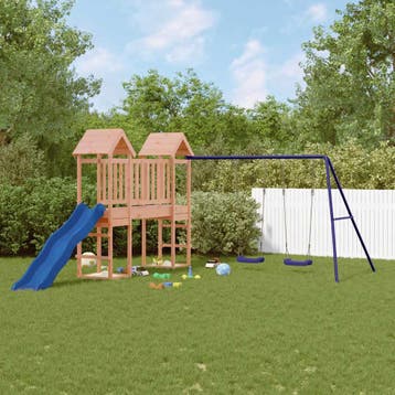 vidaXL Speelhuis massief douglashout, Enfants & Bébés, Verzenden