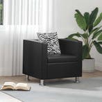 vidaXL Fauteuil kunstleer zwart, Huis en Inrichting, Fauteuils, Verzenden, Nieuw