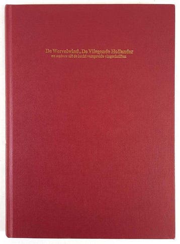 De wervelwind, De vliegende Hollander en andere uit de, Verzenden, Nieuw