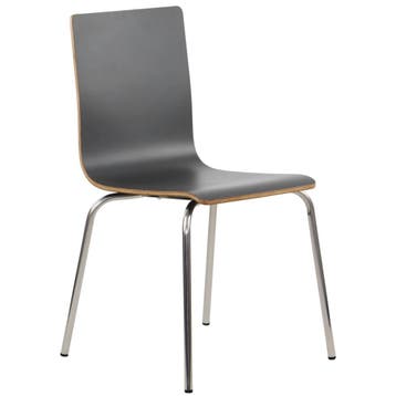 Stoel | DANIS | Grijs | RVS Poten | 485x530x820(h)mm Luxus, Verzenden