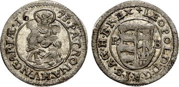 Denar Kremnitz 1673 Kb Ungarn: Leopold I, 1657-1705:, Verzenden, België