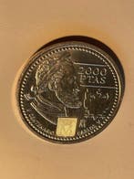 Espagne. 2000 Pesetas 2000 Carlos V (Sans prix de réserve)