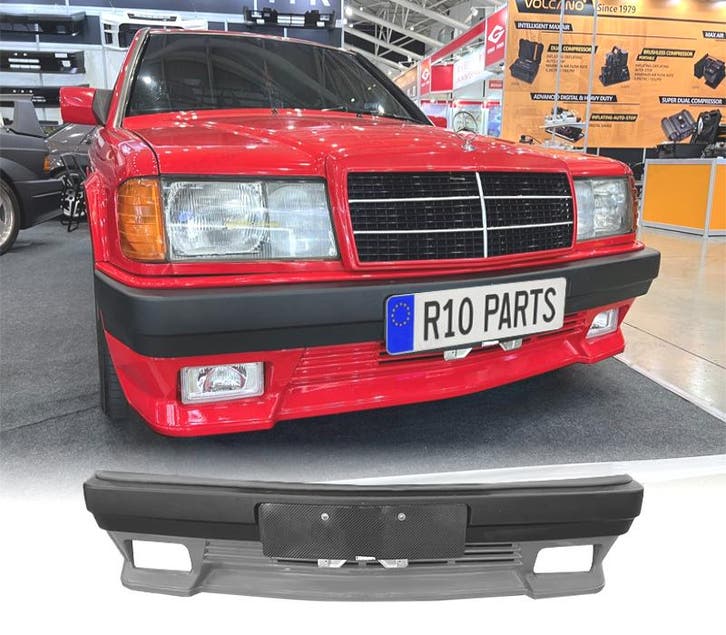 PARE-CHOCS AVANT MERCEDES 190 W201 83-87 LOOK EVO 1 AMG, Auto-onderdelen, Carrosserie, Verzenden