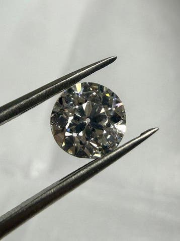 1 pcs Diamant (Natuurlijk) - 1.17 ct - Rond - L - SI2 -