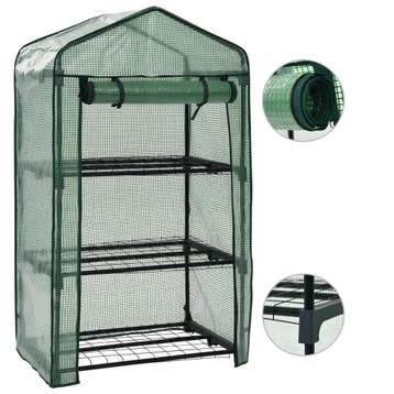 vidaXL Minikas 3-laags 69x49x125 cm, Tuin en Terras, Verzenden, Nieuw