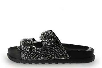 Studio London Slippers in maat 41 Zwart, Kleding | Dames, Slippers, Verzenden, Zo goed als nieuw, Studio London