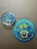 Tuvalu. 1 Dollar 2024 Spongebob 1 Oz, (.999)
