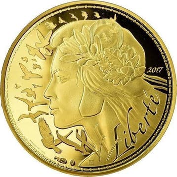 Frankrijk. 250 Euro 2017 Marianne