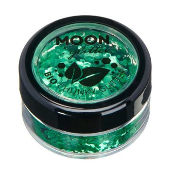 Moon Glitter Bio Chunky Glitter Green 3g, Verzenden, Nieuw