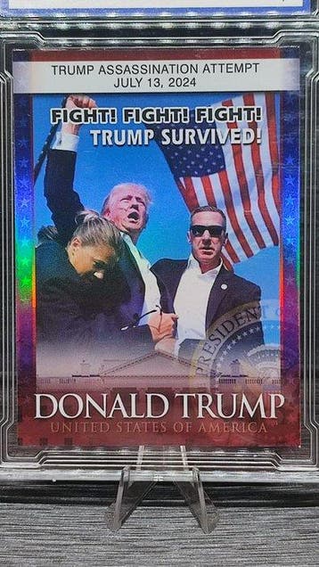 DONALD TRUMP 47th U.S. President - 1 Card, Nieuw