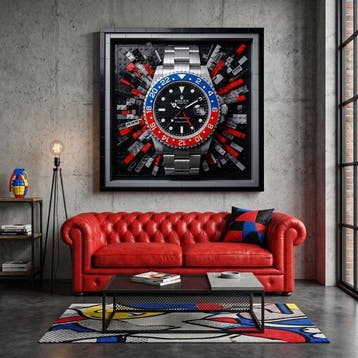 Artxlife - Lego Rolex GMT-Master II Pepsi Red Explosion, Nieuw