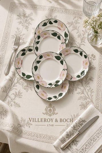Villeroy & Boch - Assiette à dîner (6) - Wild Rose -