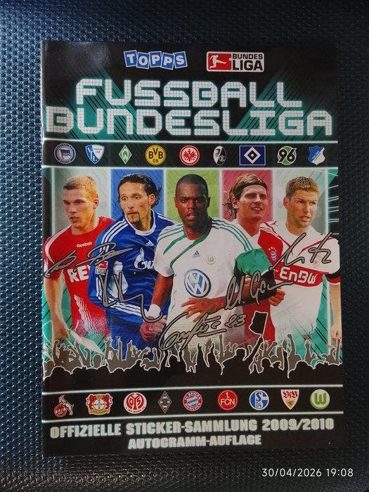 2009/10 Topps Fussball Bundesliga Original edition Empty, Collections, Autocollants
