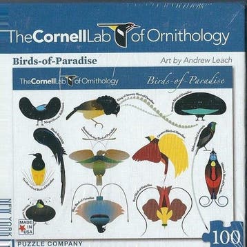 Birds-of-Paradise mini puzzel - 100 stukjes op Overig, Hobby en Vrije tijd, Verzenden, Nieuw