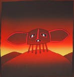 Jean-Michel Folon (1934-2005) - Homme cosmique, Antiquités & Art