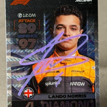 Mclaren - Topps LE 1D Diamond Limited Edition - Signed -, Nieuw
