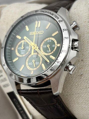Seiko - Chronograph - Zonder minimumprijs - Seiko SBTR017