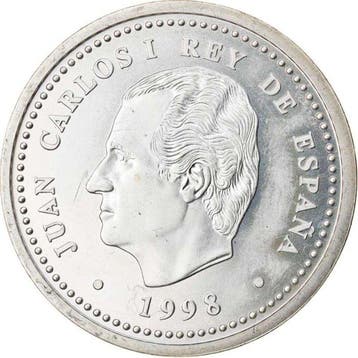 Spanje. Juan Carlos I. 2000 Pesetas 1998 Real Casa de la, Postzegels en Munten