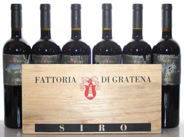 2004 Fattoria di Gratena, Siro - Toscane IGT - 12 Flessen, Nieuw